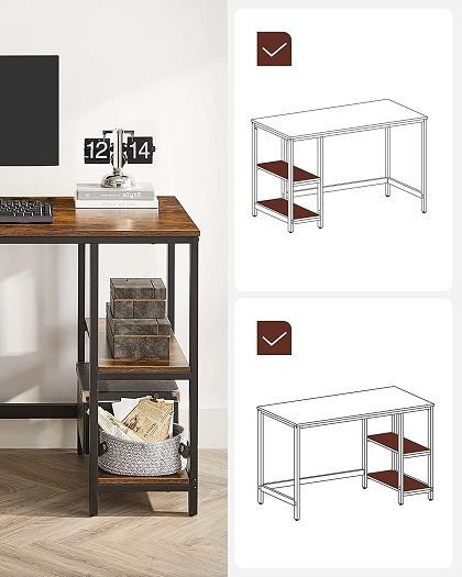 New Home Office Desk + Ladder Shelf - FREE P&P