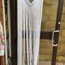 This is a white string curtain Image 2