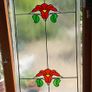Large stained glass panel.135x54 cm. Image 3