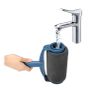 New Paint Roller Brush Extendable Pole Non Drip Ceilings Wall Paint Tank #1467 Image 7