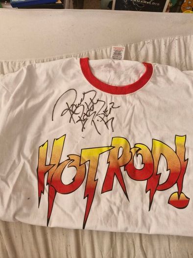 WWE Rowdy Roddy Piper Signed Shirt