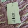Leigh Tucker mauve and white cardigan size 31-32", bnwt Image 2