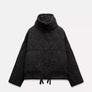 ZARA Padded Quilted Jacket Charcoal Size S! Image 2