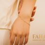 14K Gold Lab-Grown Diamond Bracelet: April Birthstone Jewelry Image 3