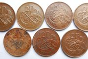 Vintage- Ireland, 2 Pence Bronze Coins