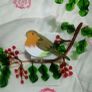 Christmas Robin candle set Image 5