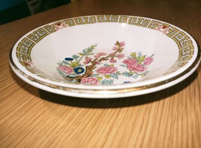 Rare Arklow Pottery "Famel Rose" Pin Dish Mini Bowl