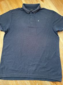 Mens Navy Polo Shirt Size XL