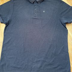 Mens Navy Polo Shirt Size XL