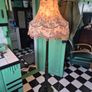 Retro Vintage MidCentury Floorlamp with Scallop shade Image 3