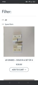 New Shower hinges for image diamond bi fold shower door