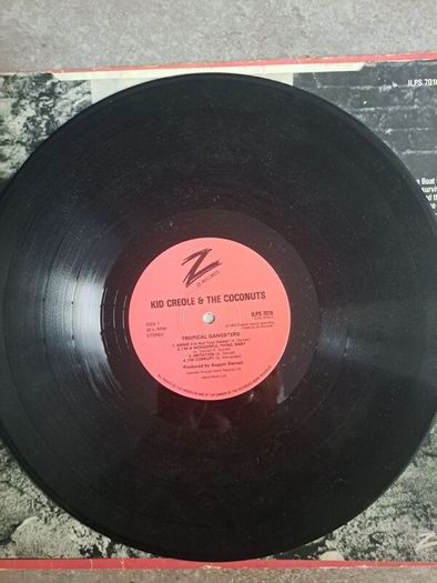Kid Creole & the Coconuts , Tropical Gangsters 1LPS7016 1982 ZE Records