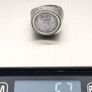 Vintage 925 Sterling Silver 1911 3d Threepence Coin Ring, Signed & Full British Hallmarks, 1975 Image 9