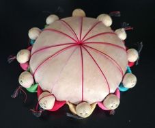 Vintage Chinese Silk Doll Pin Cushion