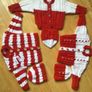 Baby cardigan and hat sets Image 7