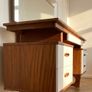 Mid Century Teak Dressing Table Vanity Desk Image 3