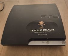 Ps3 without cables. Does not read discs.