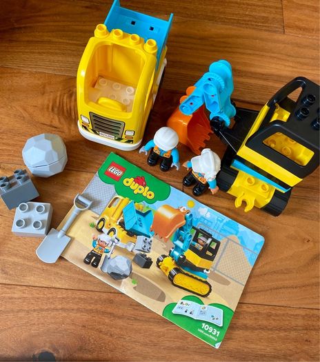 LEGO DUPLO Truck and Tracked Excavator - 10931