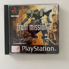 PlayStation 1 PS1 Front Mission 3 PAL Europe Complete with Manual Mint Disc