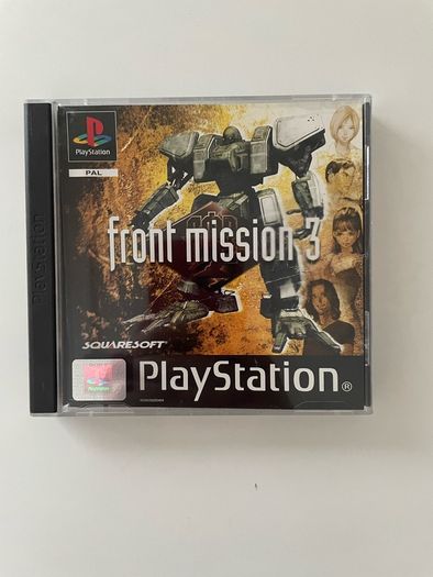 PlayStation 1 PS1 Front Mission 3 PAL Europe Complete with Manual Mint Disc