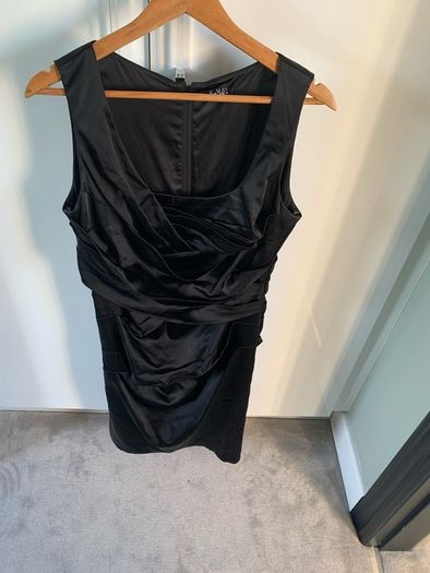 Black Vera Mont dress ...stunning on ...