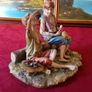 Capodimonte Italian Porcelain Large Figurine Image 5