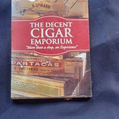 Old Packet of Matches from The Decent Cigar Emporium, a specialist cigar shop located on Grafton Street in Dublin, Ireland