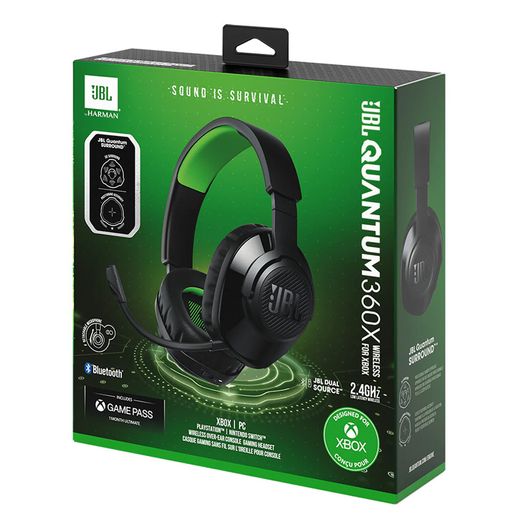 JBL Quantum 360X Bluetooth Design Dual Source Gaming Headphones