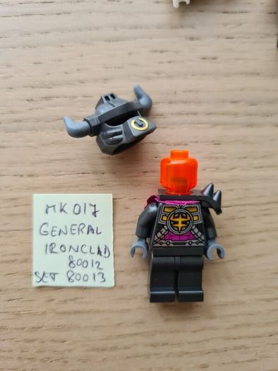 lego mk017 general ironclad, set monkie kid 80012, 80013