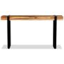 Console Table Solid Reclaimed Wood Adjustable Image 6