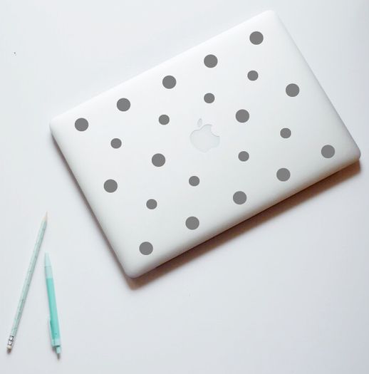 Dot Laptop Stickers, Dots, MacBook decal, Laptop Decal, Computer Decal