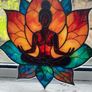 Lotus Budda Suncatcher Image 6