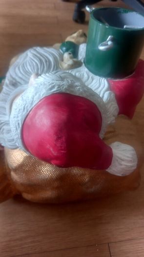 vintage santa tree holder