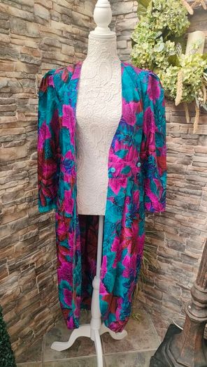 Vintage 80s Shelby Wrap dress XS
