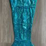 NEW Reversible Sequin Mermaid Tail Kids Blanket Image 2