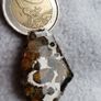 Meteorite Pallasite in epoxy resin Image 5