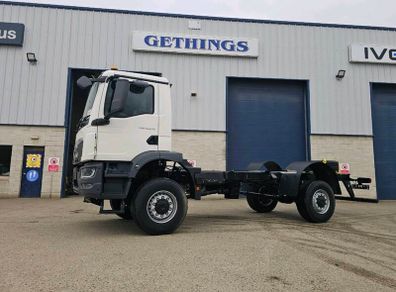 Man 4x4 TGM 18.290 chassis