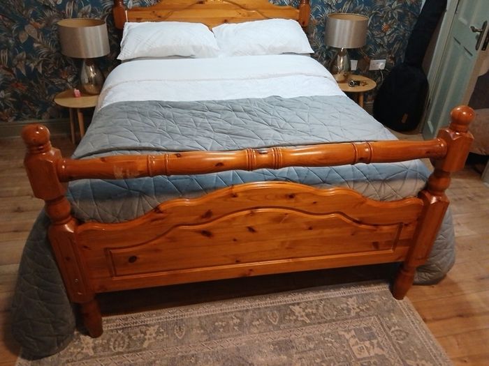 Wooden frame Double bed