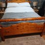 Wooden frame Double bed Image 3