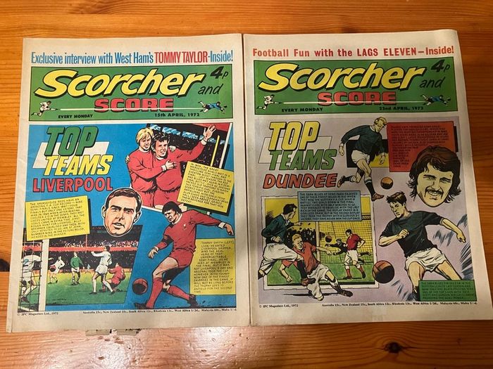 Comics: 'Scorcher and Score' 1972 (21 numbers)