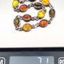 Sterling Silver & Multicolour Natural Baltic Amber Bracelet Image 10