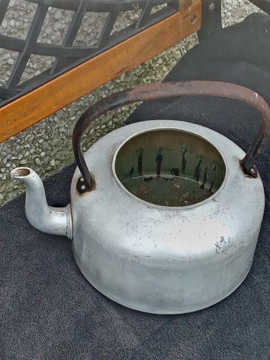 Vintage Aluminium Kettle, no Lid