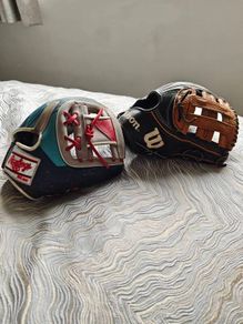 Wilson and Rawlings Baseball Gloves