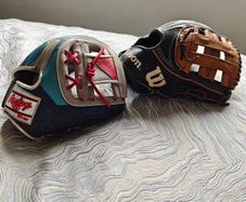 Wilson and Rawlings Baseball Gloves