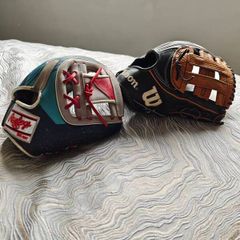 Wilson and Rawlings Baseball Gloves