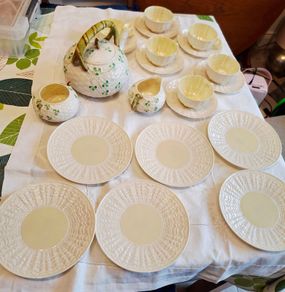 Vintage Belleek Full Teaset