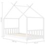 Kids Bed Frame Solid Pine Wood 70x140 cm Image 5