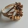 9ct gold sapphire ring size M Image 2