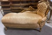 Handmade chaise lounge newly recovered nationwide delivery
