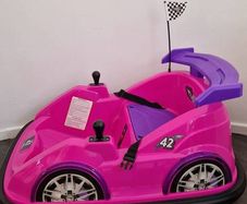 Kids bumper car pink